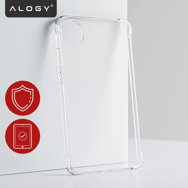 Etui do Redmi Pad SE 8.7" Przezroczyste, Ochronne, Hybrydowe, Wzmocnione Narożniki, Smukłe i Lekkie, Alogy FlexiShield™ ShockProof Case