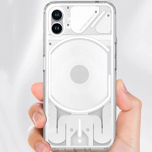 Alogy Etui ochronne na telefon obudowa Hybrid Case do Nothing Phone 1 Przezroczyste