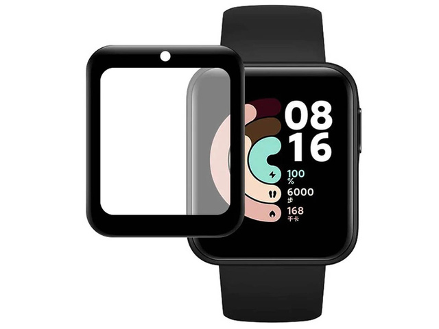 Alogy 2x Szkło na smartwatch elastyczne 3D do Xiaomi Mi Watch Lite Black