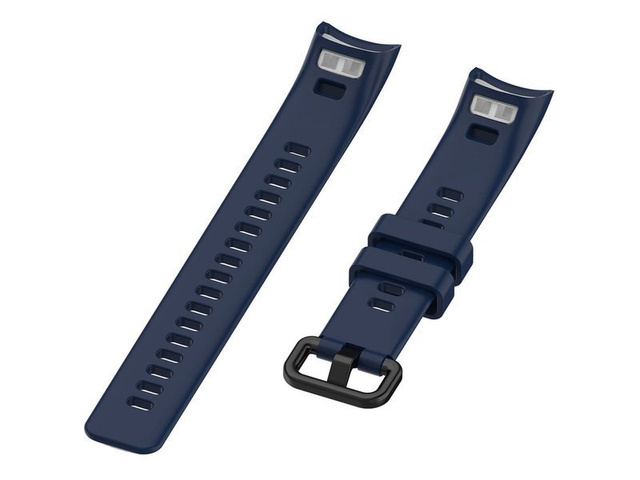 Alogy Pasek do smartwatch gumowy do Honor Band 4/5 Granatowy