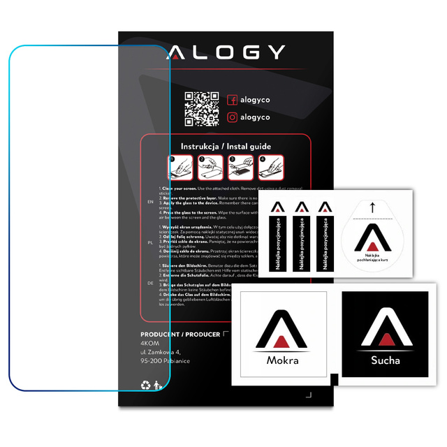 Alogy Szkło hartowane do telefonu na ekran do Samsung Galaxy S22