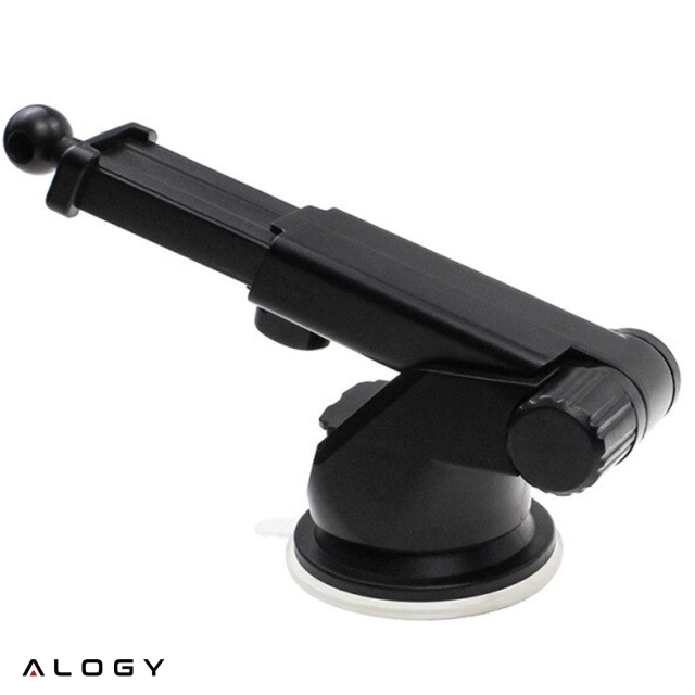Alogy Uchwyt magnetyczny do auta z ładowarką Qi MagSafe na kratkę/ deskę 15W