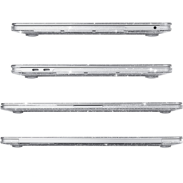 Alogy Etui Hard Case do Apple MacBook Pro 13 2016-2020 Glitter Clear