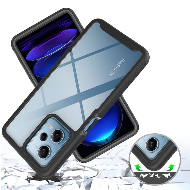 Alogy Etui pancerne Defense360 Pro + Screen Protector do Xiaomi Redmi Note 12 Pro / Poco X5 Pro Black