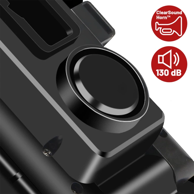 Alogy 4w1 Uchwyt rowerowy na telefon + lampka przednia + dzwonek na rower + Powerbank 3000mAh Bicycle Front Light