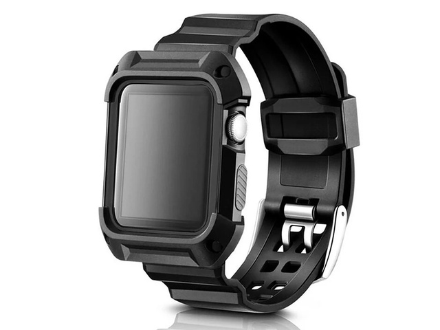 Alogy Etui do smartwatcha z paskiem Armor Case do Apple Watch 4/5/6/SE 44mm