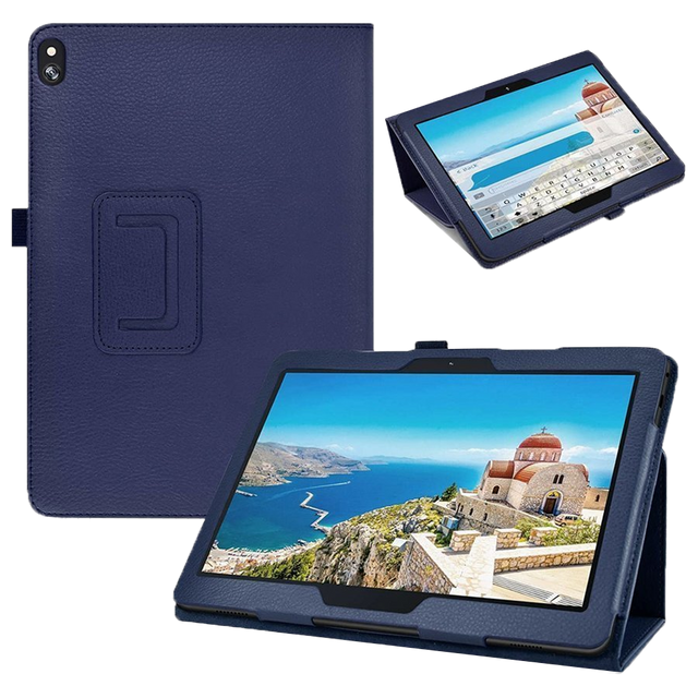 Alogy Etui na tablet stojak do Lenovo Tab M10 10.1 TB-X505 F/L Granatowe
