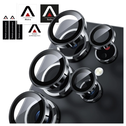 Alogy Lens Protector PRO+ Szkło do Samsung Galaxy S25 Ultra osłona na aparat obiektyw nakładka ochronna