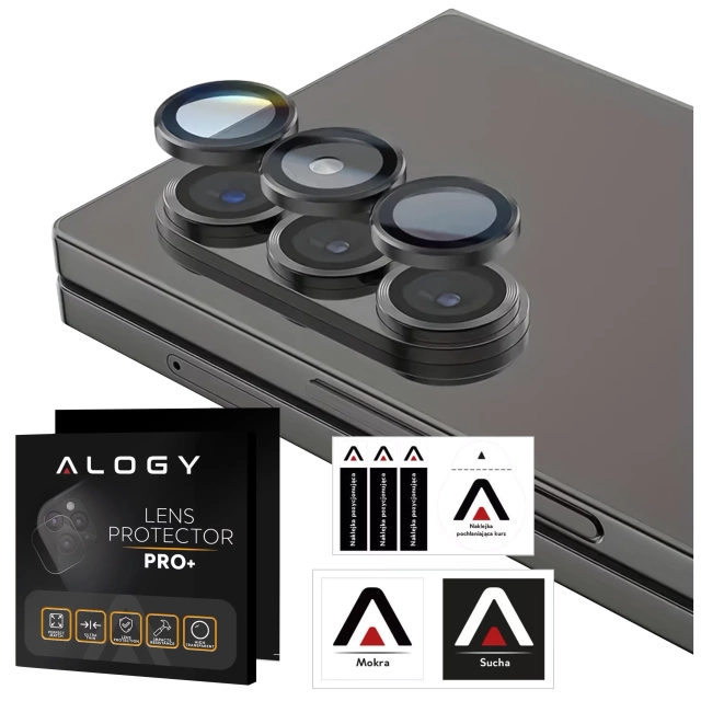 Szkło do Samsung Galaxy Z Fold 6 nakładka na aparat obiektyw obiektywy aparatu Alogy Lens Protector PRO+ osłona ochronna
