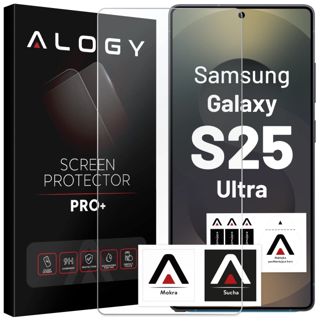 Etui do Samsung Galaxy S25 Ultra Case do MagSafe Wzmocniona Pancerna ochrona obiektywów z funkcją podstawki obudowa ochronna na telefon Alogy HeavyDuty Mag™️Czarne
