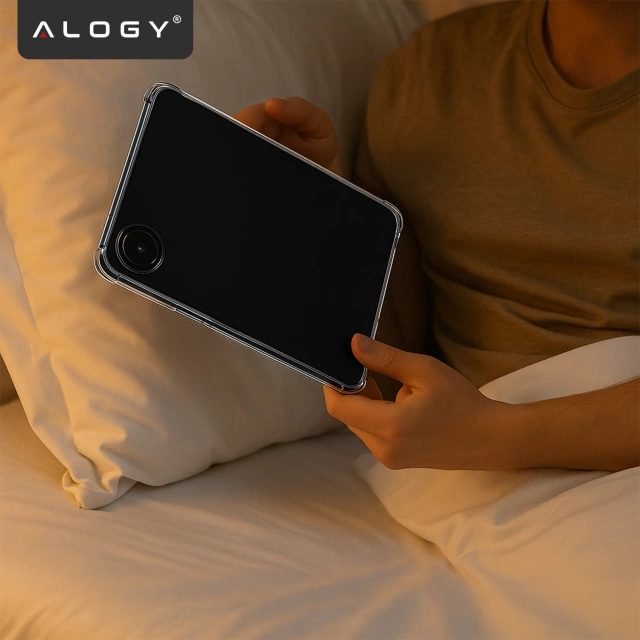 Etui do Redmi Pad SE 8.7" Przezroczyste, Ochronne, Hybrydowe, Wzmocnione Narożniki, Smukłe i Lekkie, Alogy FlexiShield™ ShockProof Case