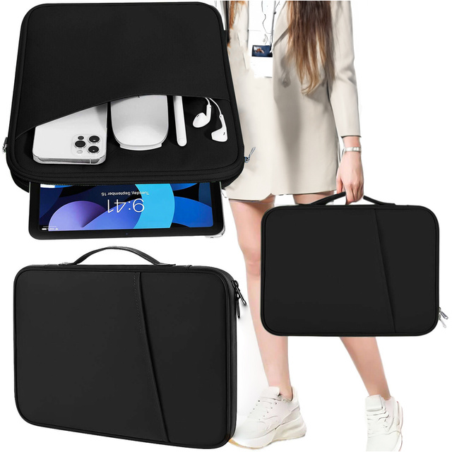 Alogy Torba na tablet Etui Pokrowiec Wsuwka do 11 cali Czarna
