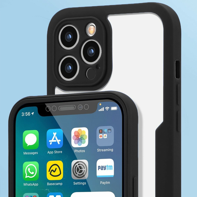 Alogy Etui na telefon Pancerne 360 obudowa Armor Case do Apple iPhone 13 Pro Max Black