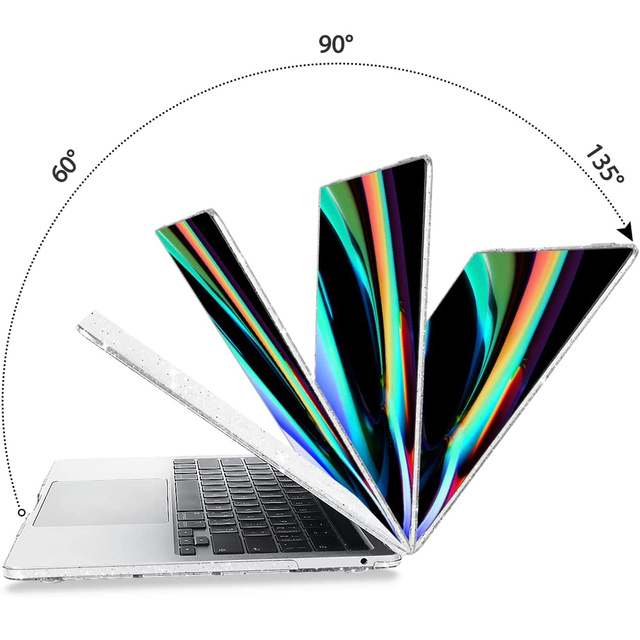 Alogy Etui Hard Case do Apple MacBook Pro 13 2016-2020 Glitter Clear