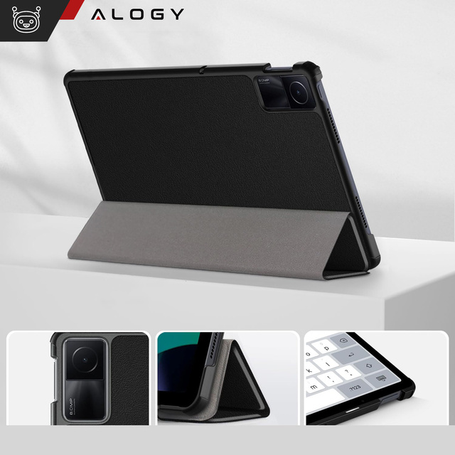Etui na tablet do Xiaomi Redmi Pad SE 2023 11" obudowa ochronna z klapką Case Alogy Book Cover Czarne