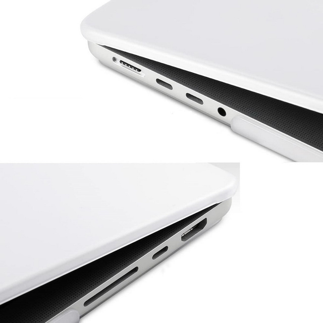 Alogy Etui na laptopa Hard Case do Apple Macbook Pro 16 2021 A2485 Matowy Biały