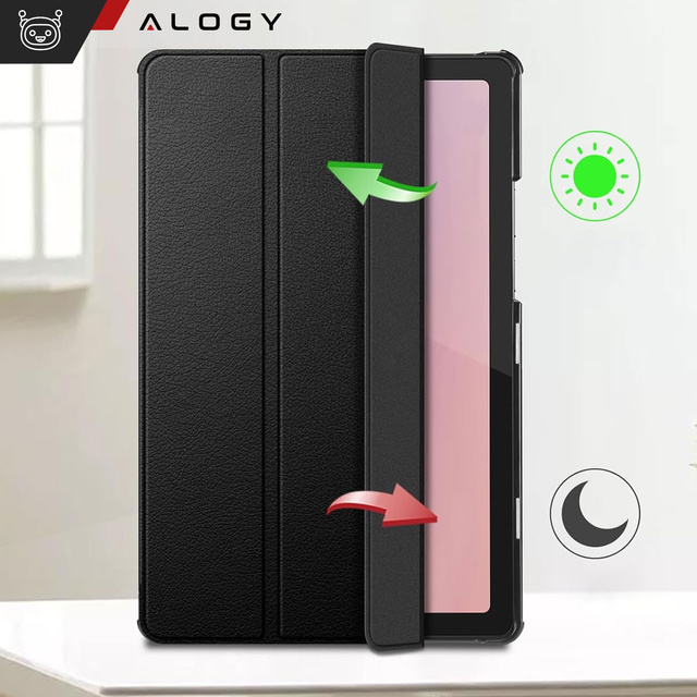 Alogy Etui na tablet Lenovo Tab M9 2023 9" TB310XU TB310FU Book Cover Case Czarne
