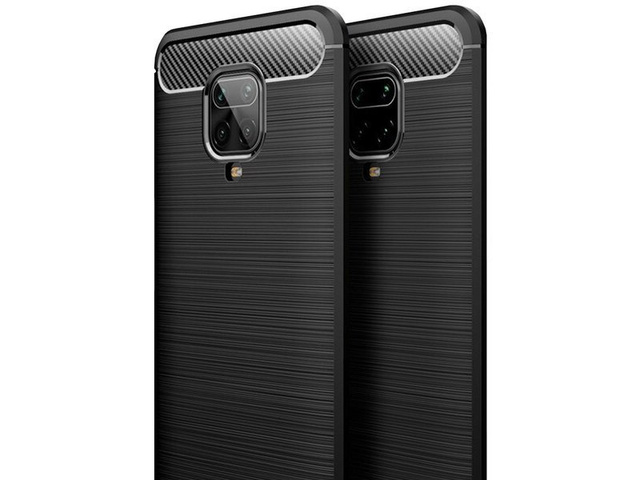 Alogy Etui na telefon Rugged Armor do Xiaomi Redmi Note 9S/ Pro/ Max czarne