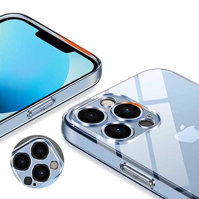 Alogy Etui na telefon ochronne obudowa Hybrid Case do Apple iPhone 12 Pro Max Przezroczyste