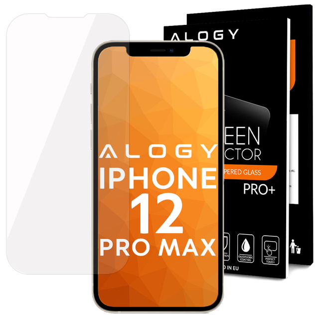 Alogy Szkło hartowane do telefonu na ekran do Apple iPhone 12 Pro Max