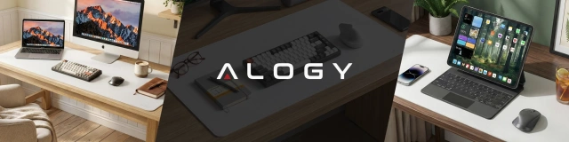 Podkładka na biurko 100×50 cm – antypoślizgowa mata ochronna z eleganckiej ekoskóry PU, pod mysz i klawiaturę, stylowa i trwała – Alogy WorkMat™ Biała