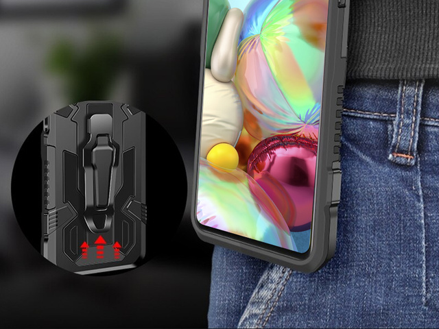 Alogy Etui na telefon pancerne z podstawką do Samsung Galaxy A51 5G