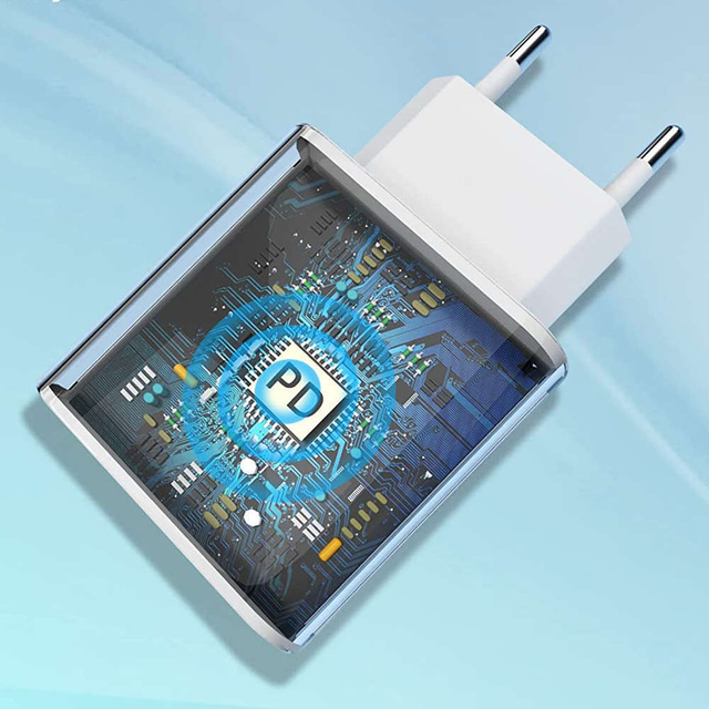 Alogy Ładowarka sieciowa USB-C Type-C PD Szybkie ładowanie 18W Biała