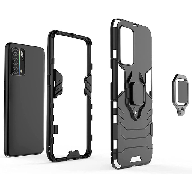 Alogy Etui na telefon Stand Ring Armor do Realme GT Master Edition Czarne