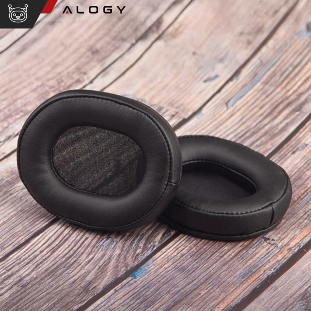 Nauszniki 2x wymienne pady gąbki do słuchawek do AUDIO-TECHNICA ATH-MSR7 ATH-M50x Czarne + urządzenie do demontażu