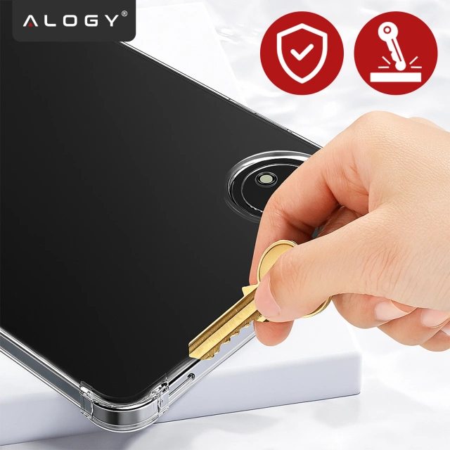 Etui do Redmi Pad SE 8.7" Przezroczyste, Ochronne, Hybrydowe, Wzmocnione Narożniki, Smukłe i Lekkie, Alogy FlexiShield™ ShockProof Case