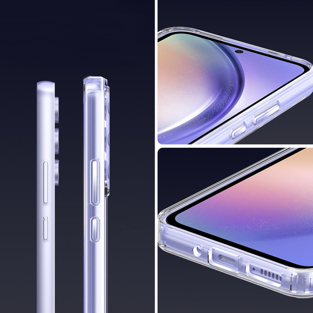 Alogy Etui ochronne obudowa Hybrid Clear Case do Samsung Galaxy A54 5G Przezroczyste