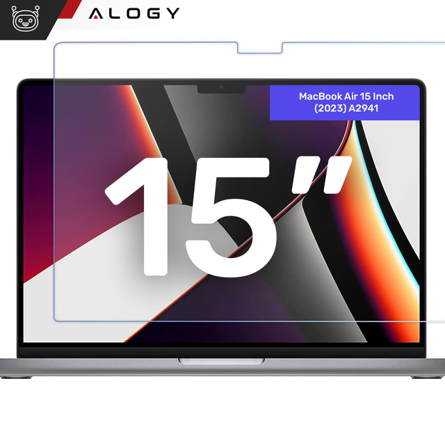 Alogy Screen Protect Film Folia ochronna Matowa na ekran do MacBook Air 15" 2023 z filtrem Anti Blue