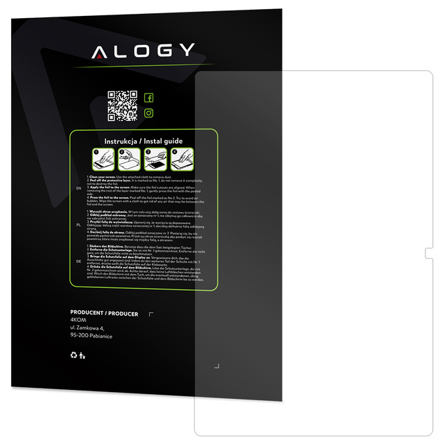 Alogy Folia ochronna na ekran do Samsung Galaxy Tab A8 10.5 2021 X200/ X205