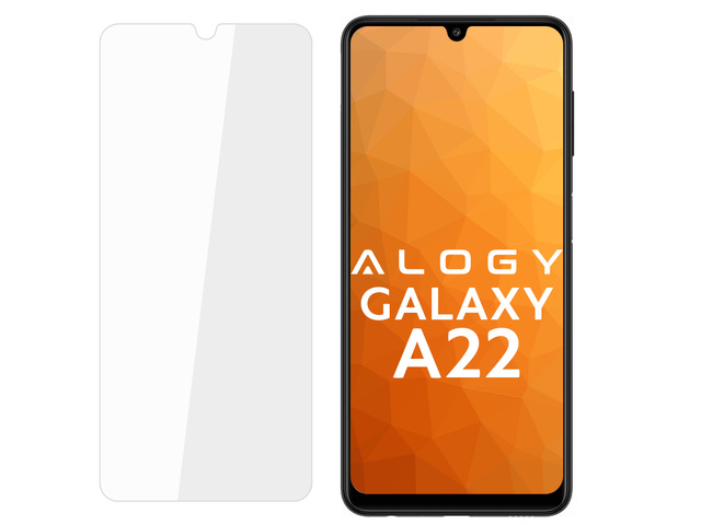 Alogy Szkło hartowane do telefonu na ekran do Samsung Galaxy A22 4G