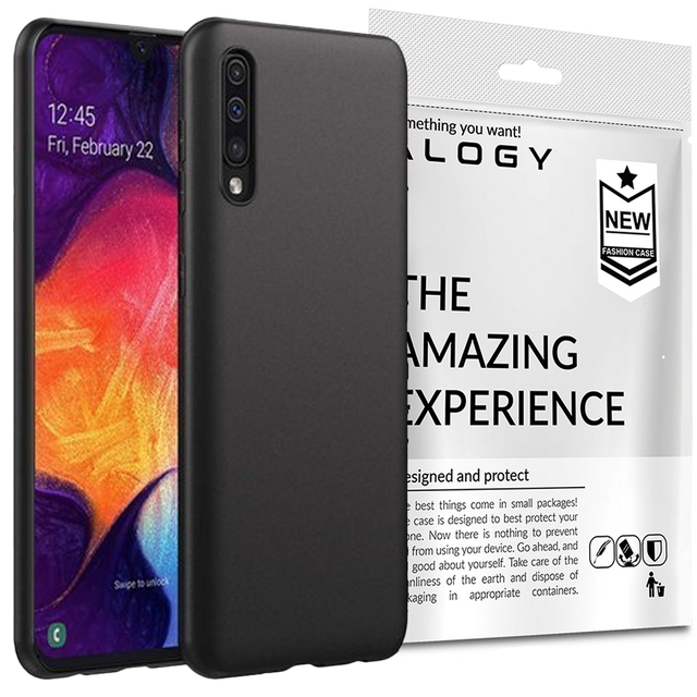 Etui na telefon silikonowe Alogy do Samsung Galaxy A30S/A50/A50S czarne