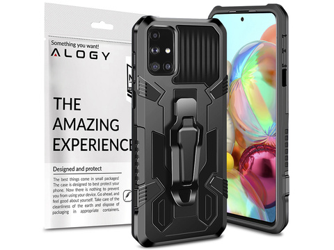 Alogy Etui ochronne pancerne z podstawką do Samsung Galaxy M51