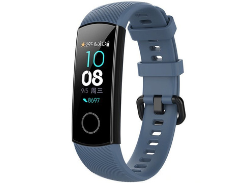 Alogy Pasek do smartwatch gumowy do Honor Band 4/5 Grafitowy