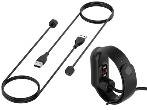 Alogy Ładowarka do smartwatch kabel USB do Xiaomi Mi Band 5 Global czarny