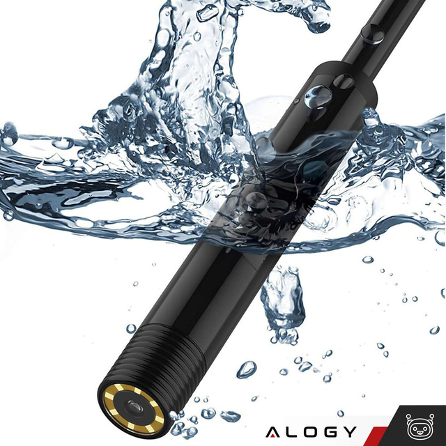 Alogy Hard Wire Kamera inspekcyjna endoskopowa micro USB + USB-C + USB Full HD 5m 8mm Endoskop