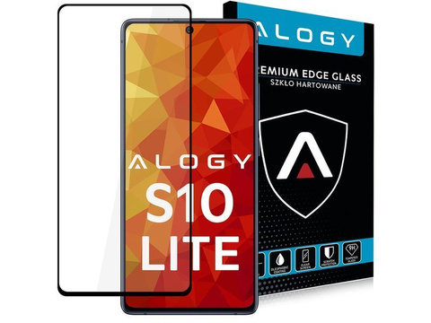 Alogy Szkło na telefon CF Full Glue do Samsung Galaxy S10 Lite czarne