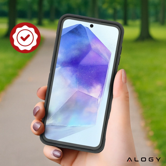 Etui do Samsung Galaxy A56 / A36 5G 2025 Pancerna Obudowa Ochronna na Telefon Wzmocniona Alogy HeavyDuty™️ Case Czarne