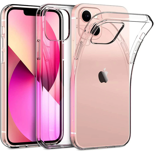 Alogy Etui na telefon silikonowe obudowa Silicone case do Apple iPhone 14 Plus Przezroczyste