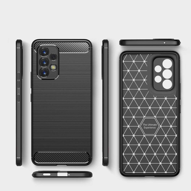 Etui na telefon do Samsung Galaxy A73/ A73 5G Alogy Rugged Armor obudowa TPU Carbon Black