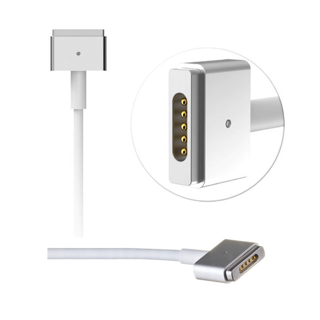 Alogy Ładowarka zasilacz do Apple MacBook MagSafe 2 T-type 85W Biała
