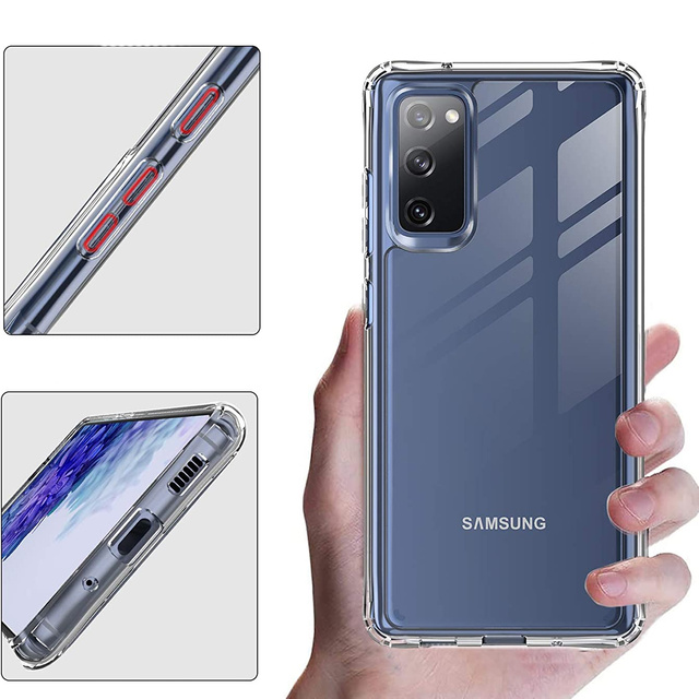 Alogy Etui ochronne obudowa Hybrid Clear Case do Samsung Galaxy S20 FE / S20 FE 5G Przezroczyste