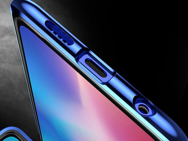 Etui na telefon magnetyczne Dr.Fit szklane do Redmi Note 8 Pro Niebieskie
