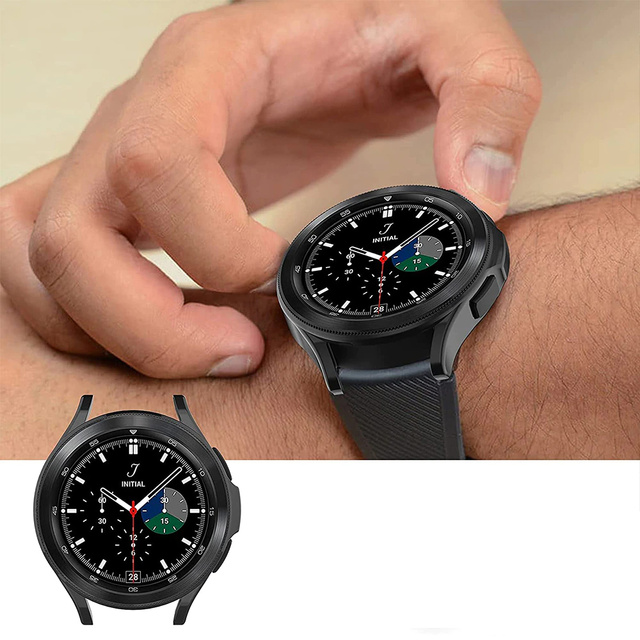Alogy Case Etui silikonowe do Huawei Watch GT 2 Sport/ Classic 46mm Czarne