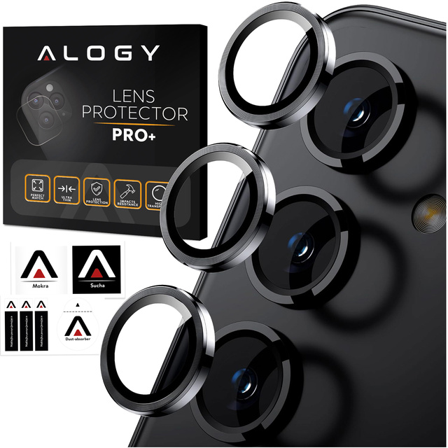 Alogy Lens Protector PRO+ Szkło do Samsung Galaxy S24+ Plus osłona na aparat obiektyw nakładka ochronna