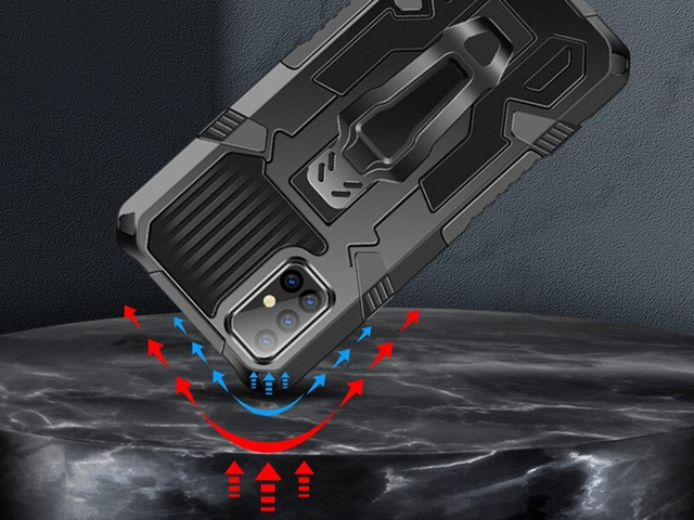 Alogy Etui na telefon pancerne z podstawką do Samsung Galaxy A51 5G