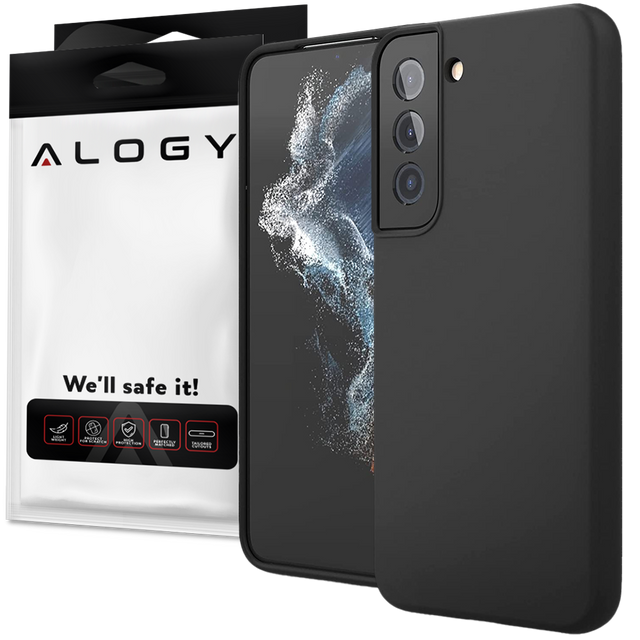 Alogy Thin Soft Case Etui ochronne do telefonu do Samsung Galaxy S22 Czarne